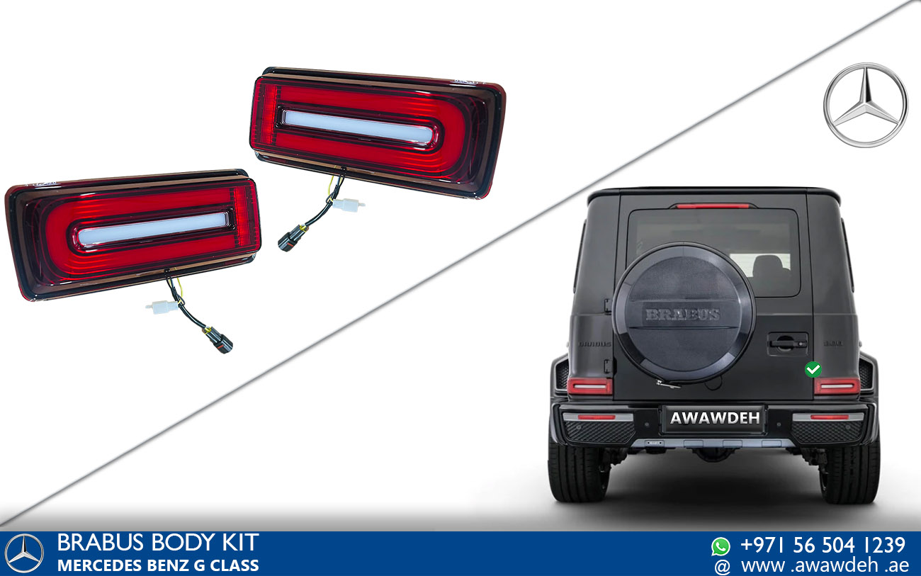 Mercedes g class tail lamp upgrade